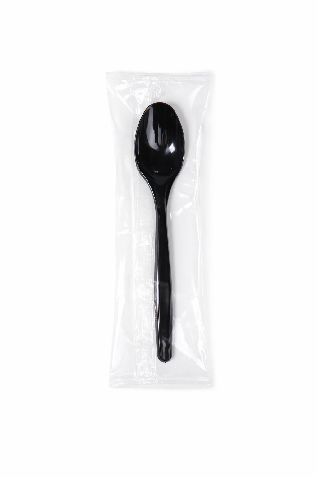 Black Individually Wrapped VIP Spoon 1x1