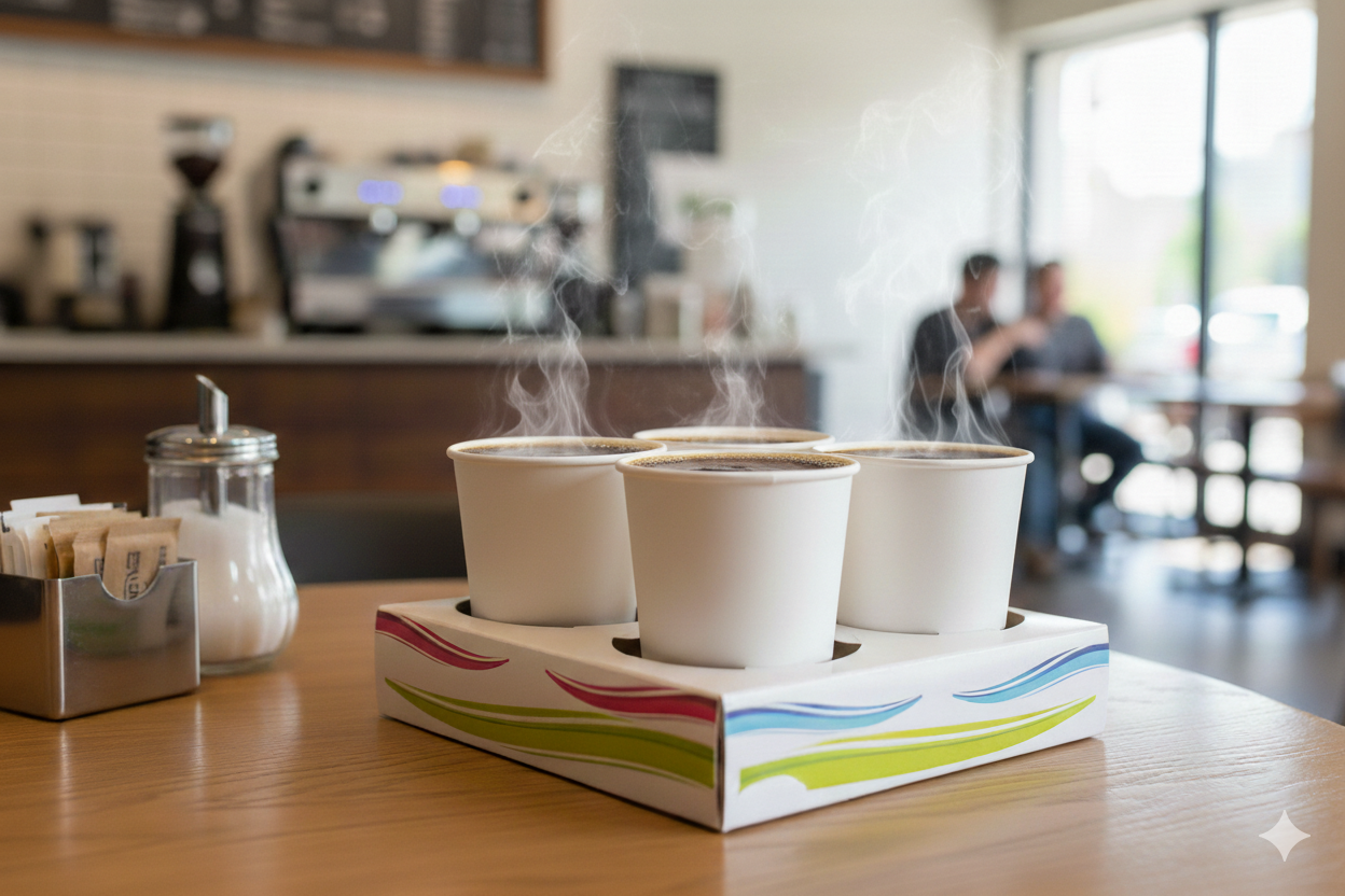 4-Cup Hot Drink Holder (Generic Design)