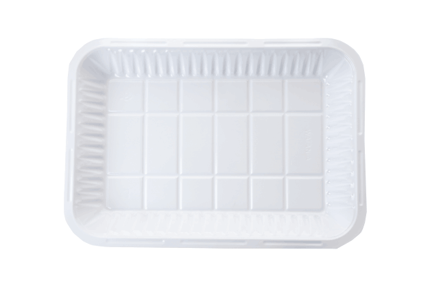 White Rectangle Plastic Plates (4 sizes)