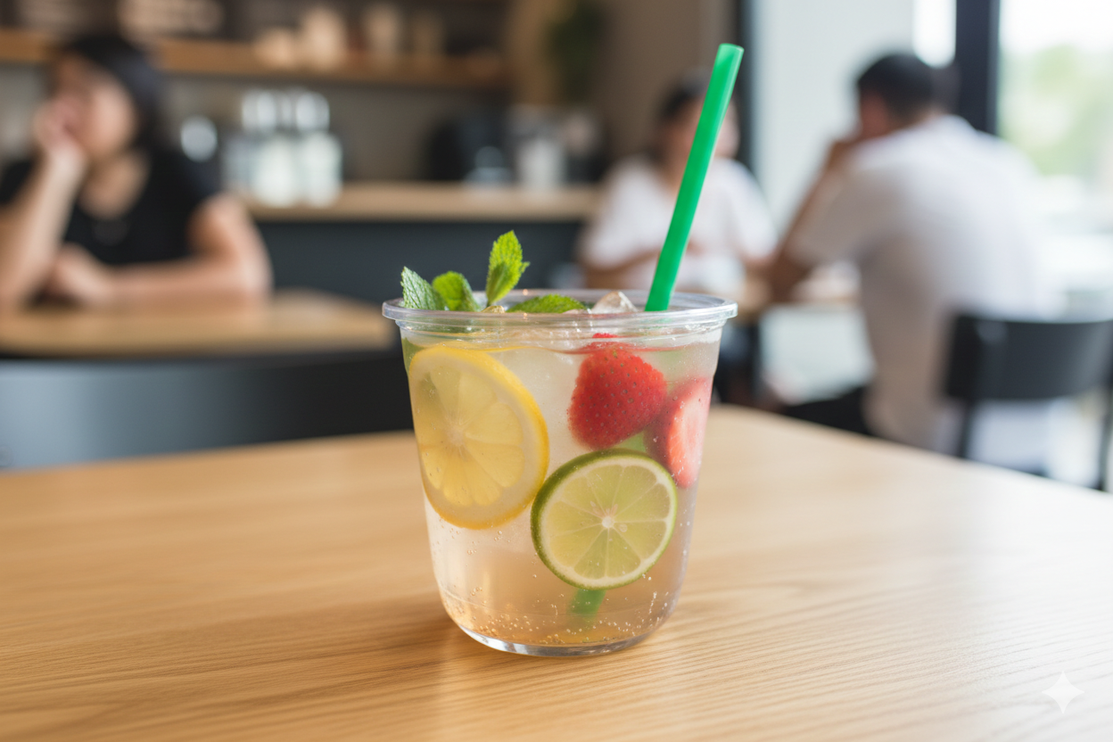 U-Shape PET Cups 14/16oz ⌀98cm