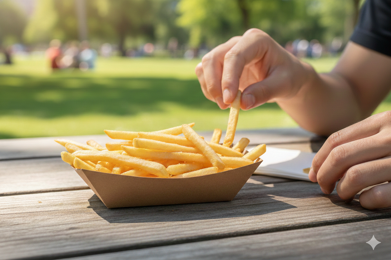 Kraft Paper Meal Trays (S,M,L)