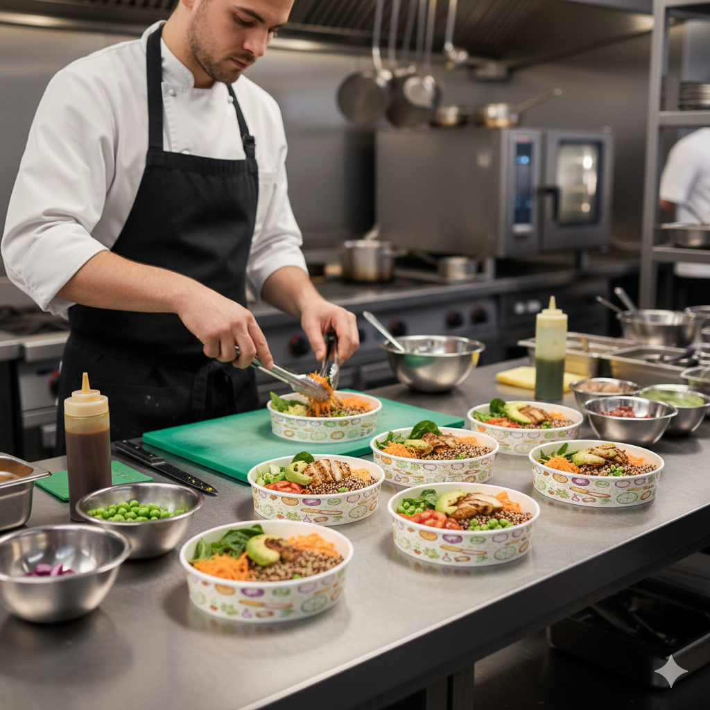 Generic Design Paper Bowls 8/12/14/16/20/24/24 wide/40/45oz