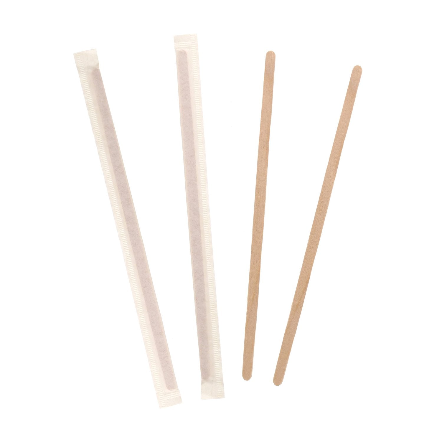 Wooden Wrapped Stirrers 14cm