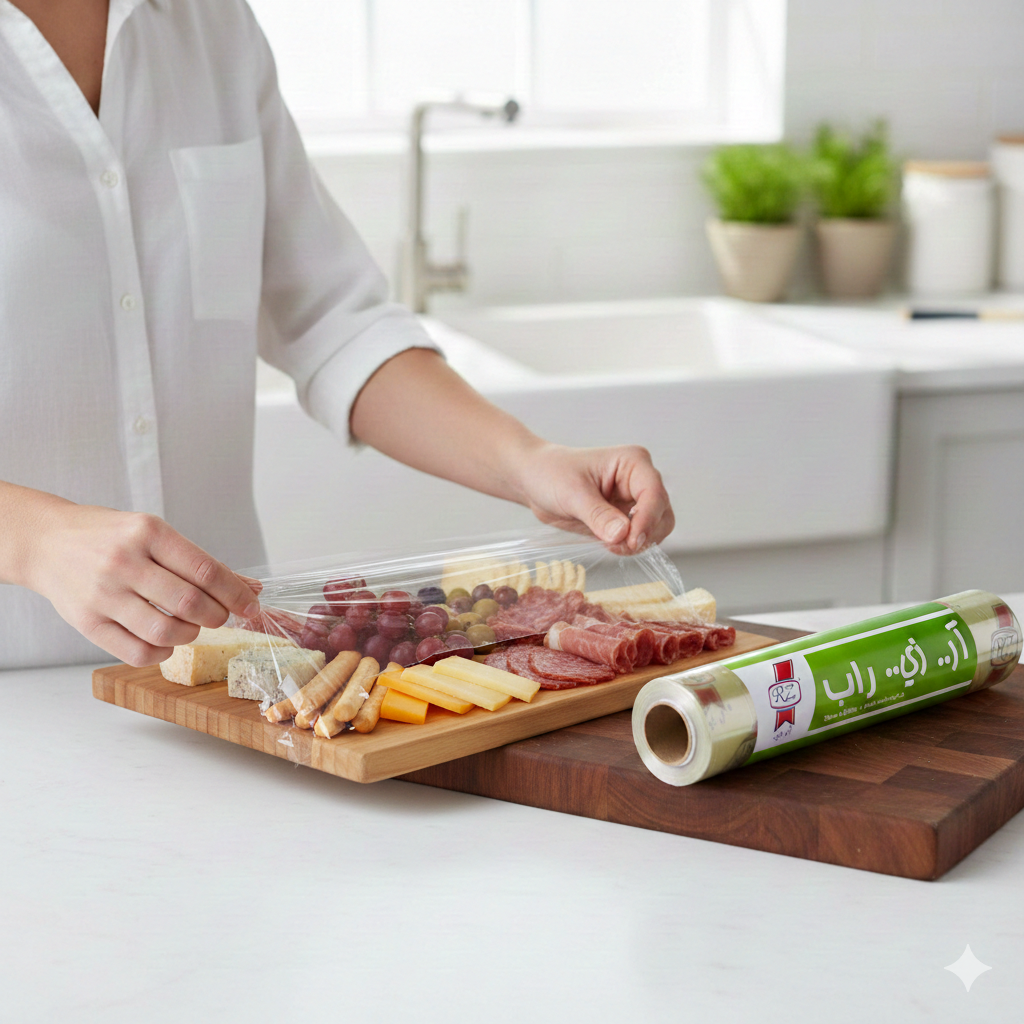 نايلون رول 30 سم*200 - 360 غرام
Cling Wrap Film 30cm*200- 630g