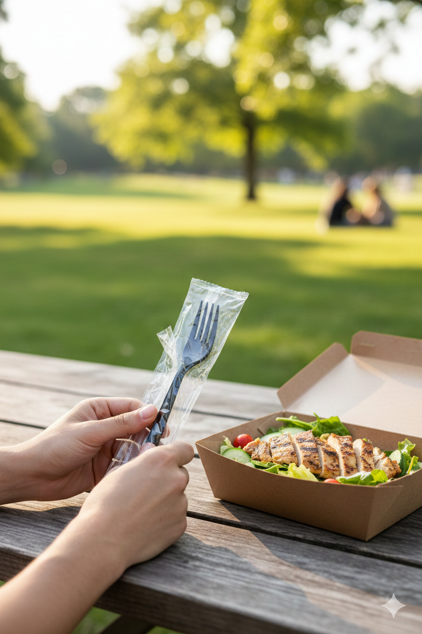 شوكة سوداء مغلفة بشكل فردي 1 x1
Black Individually Wrapped VIP Fork 1x1