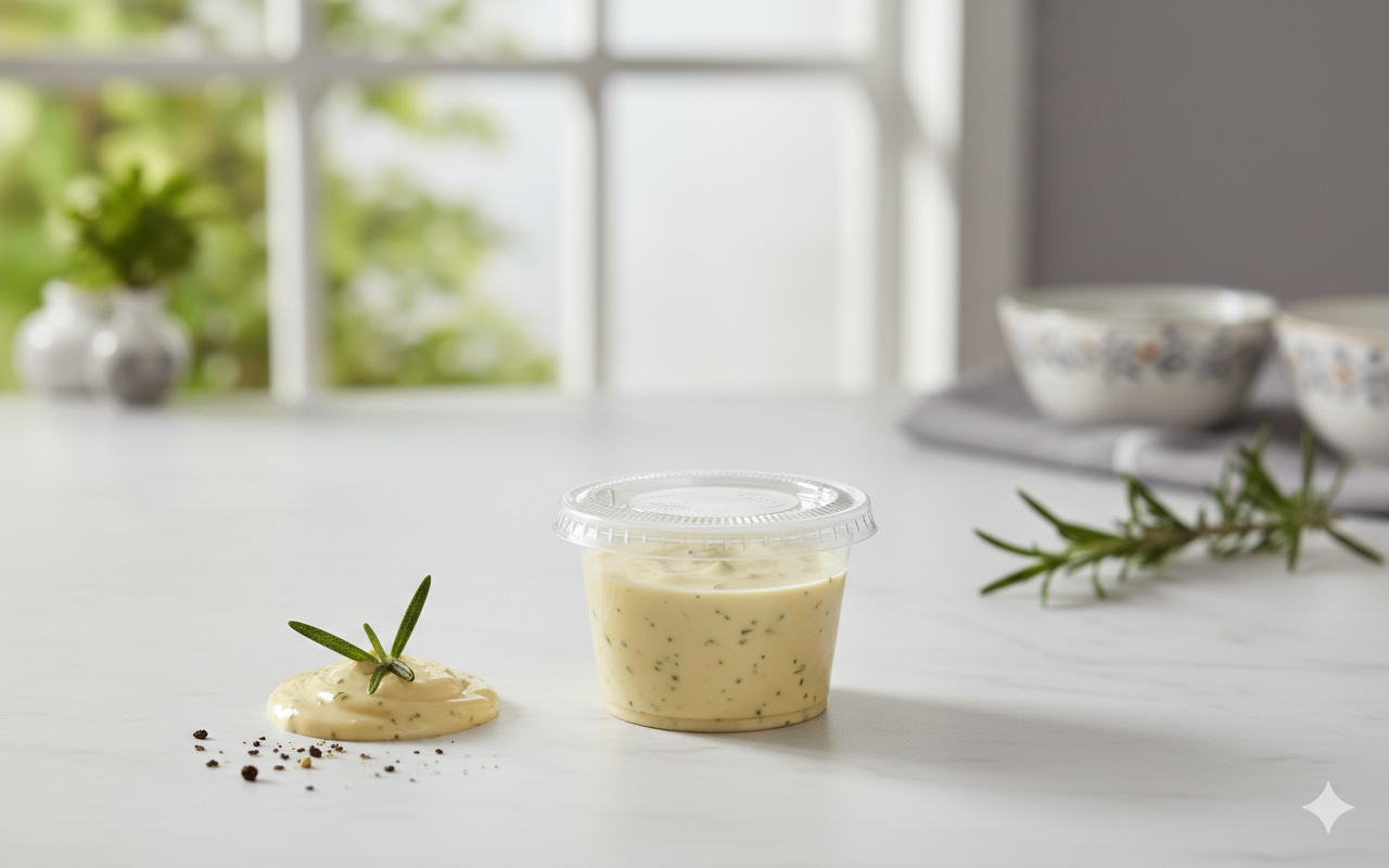 علب صوص بلاستيك شفاف 4 أونص
Clear Plastic PP Sauce Containers 4oz