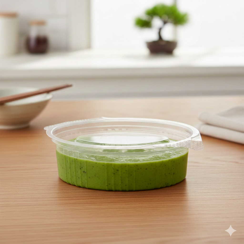 علب صوص بغطاء متصل
Hinged Lid Sauce Containers 3oz