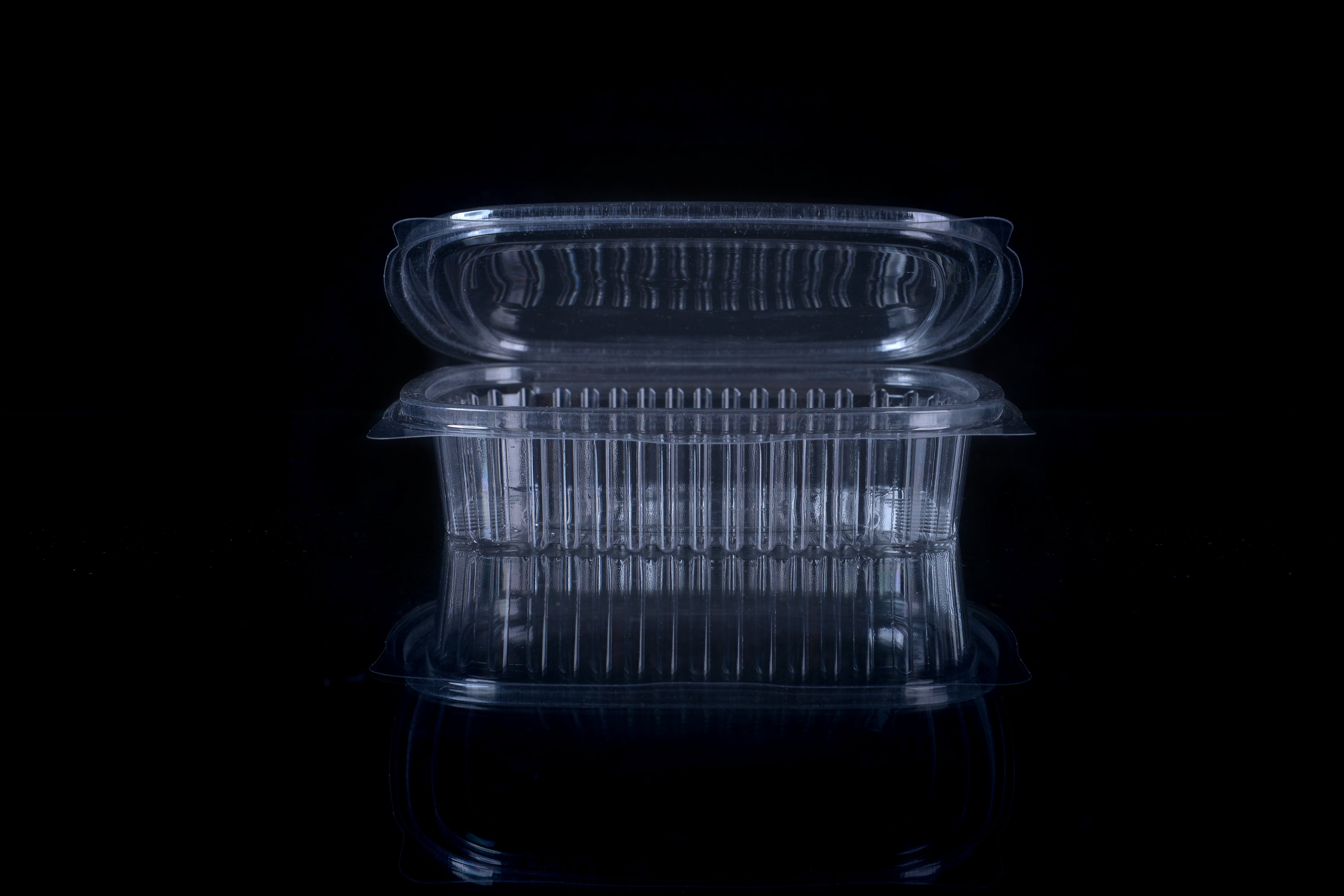 علب بلاستيك PET مستطيلة شفافة مع غطاء متصل  ARZ 916
PET Plastic Rectangle Hinged Containers ARZ 916