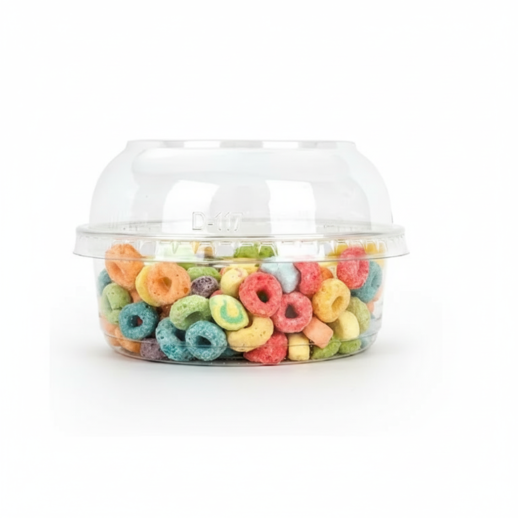علب بلاستيكية دائرية (DELI) 8أونص 
PET Round Deli Containers 8oz