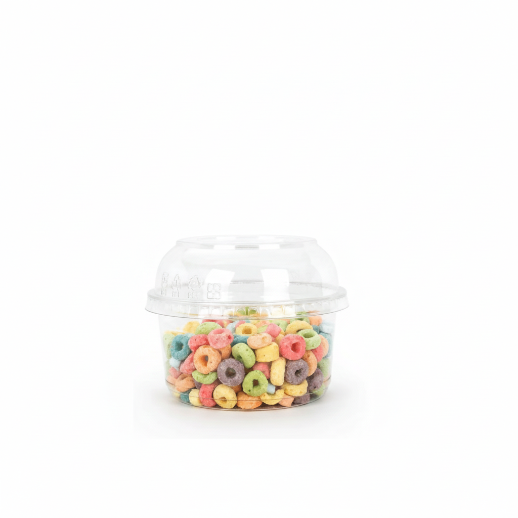 علب بلاستيكية دائرية (DELI) 
PET Round Deli Plastic Containers 12oz
