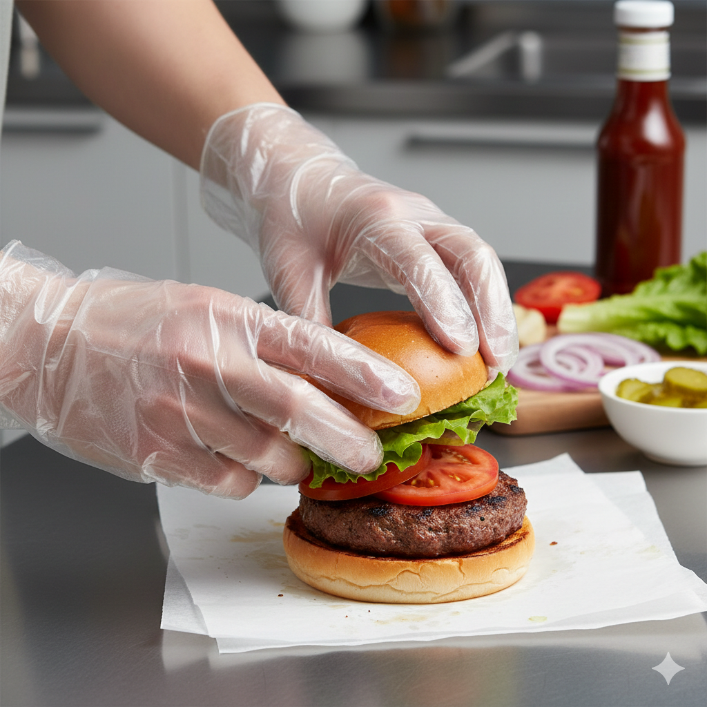 Disposable PE Clear Gloves