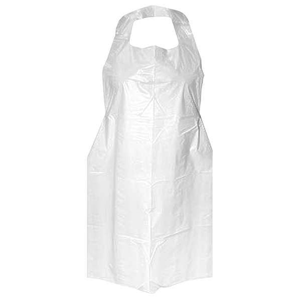 White Plastic Aprons