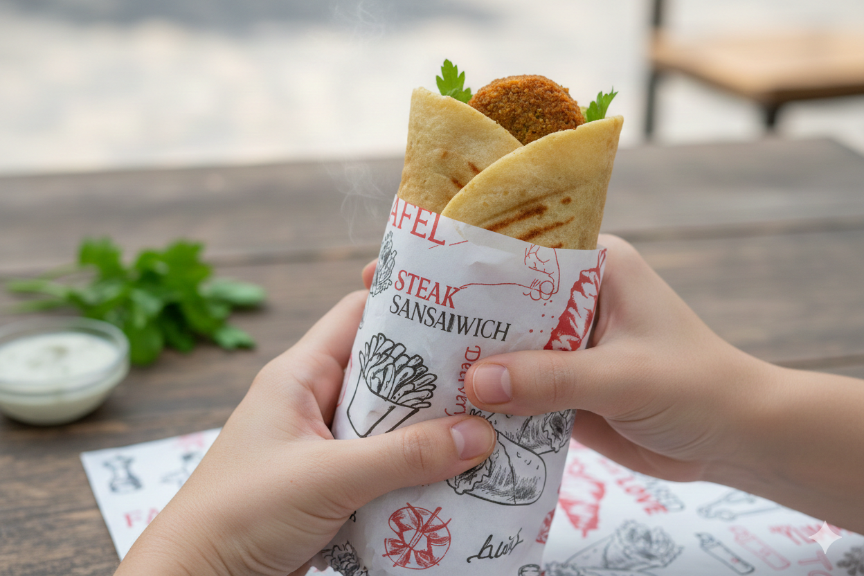 ورق ساندويش مطبوع طبعة عامة 