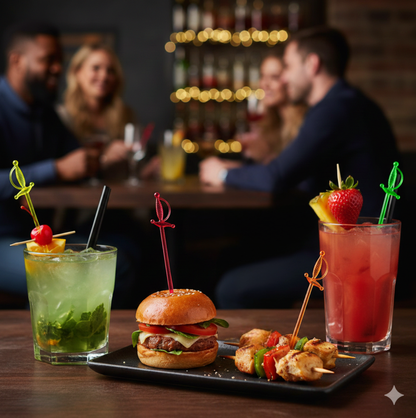 Plastic Sword Shaped Accessory Picks