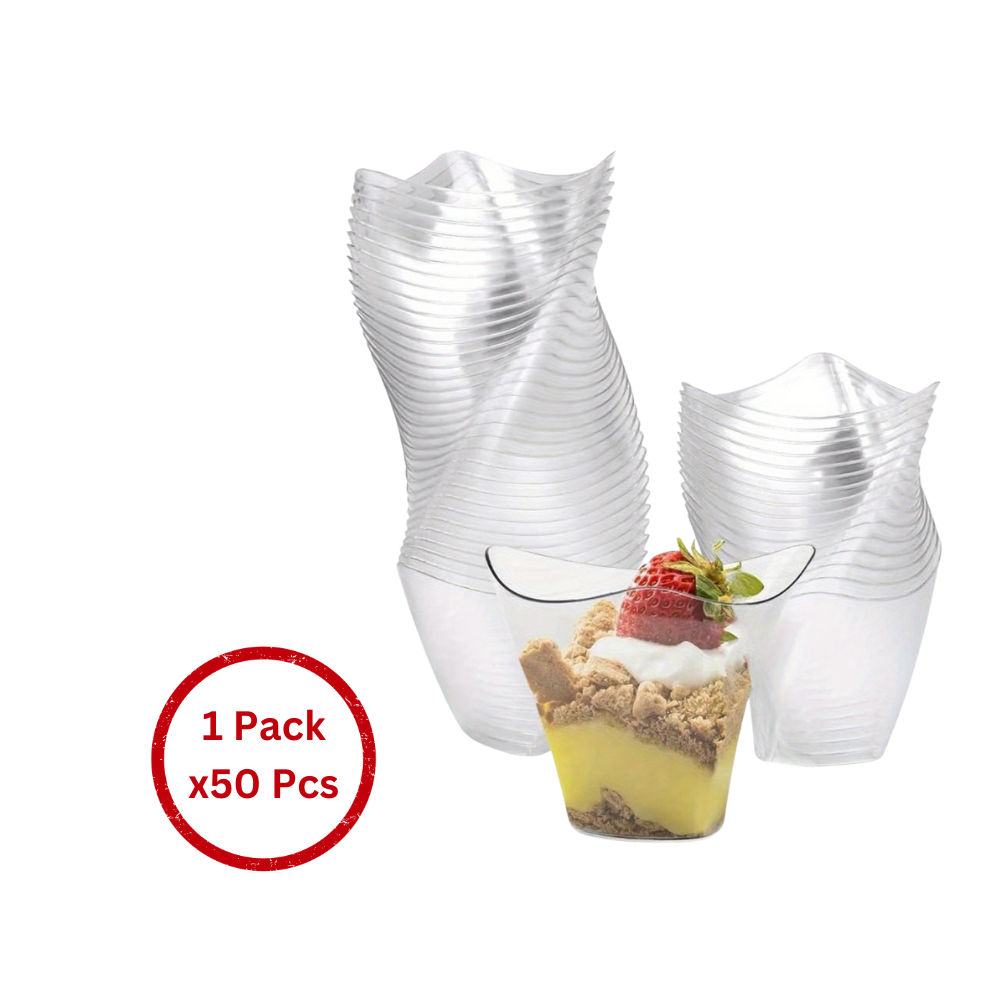 Twisted Crystal Dessert Containers