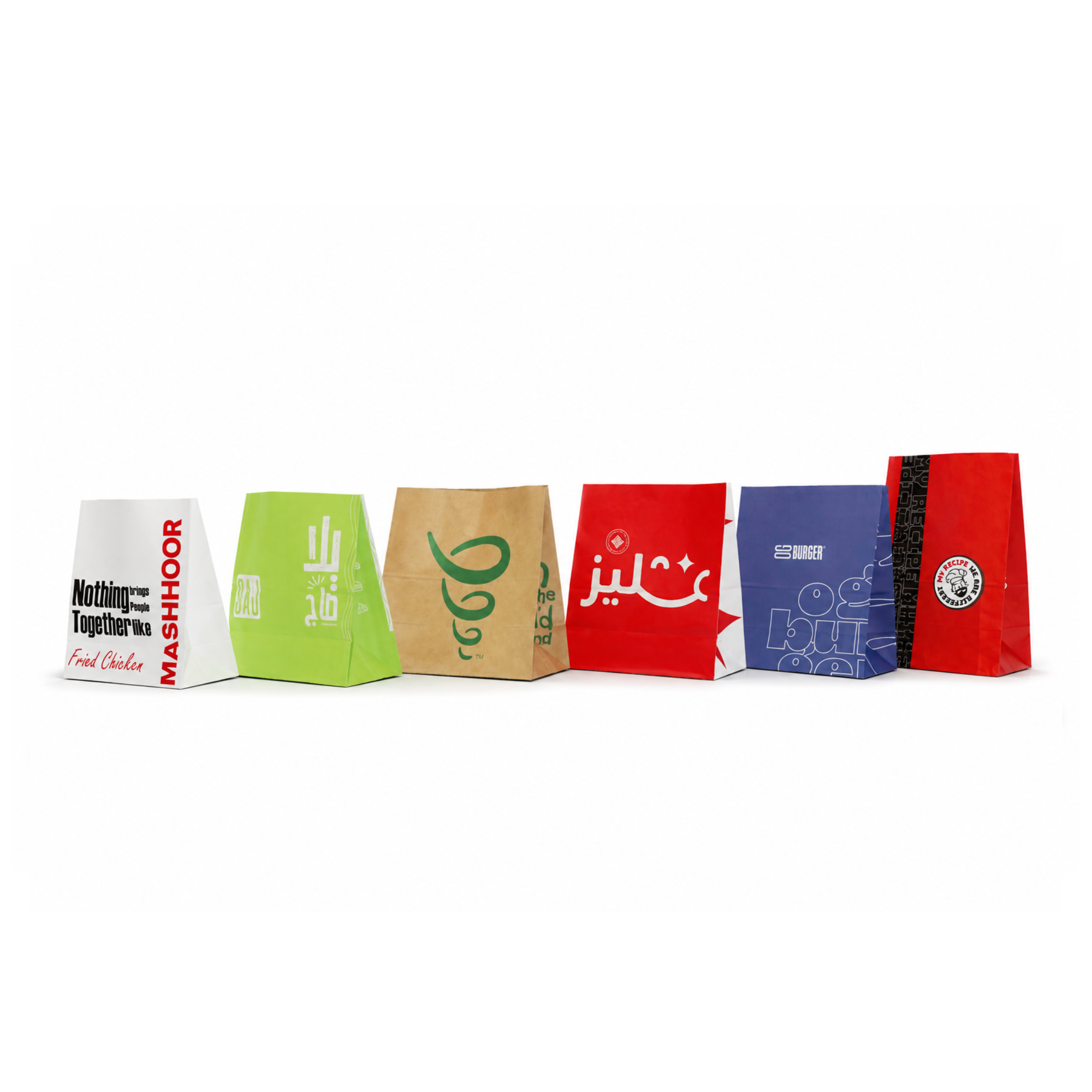 Customized Paper Bags without Handles