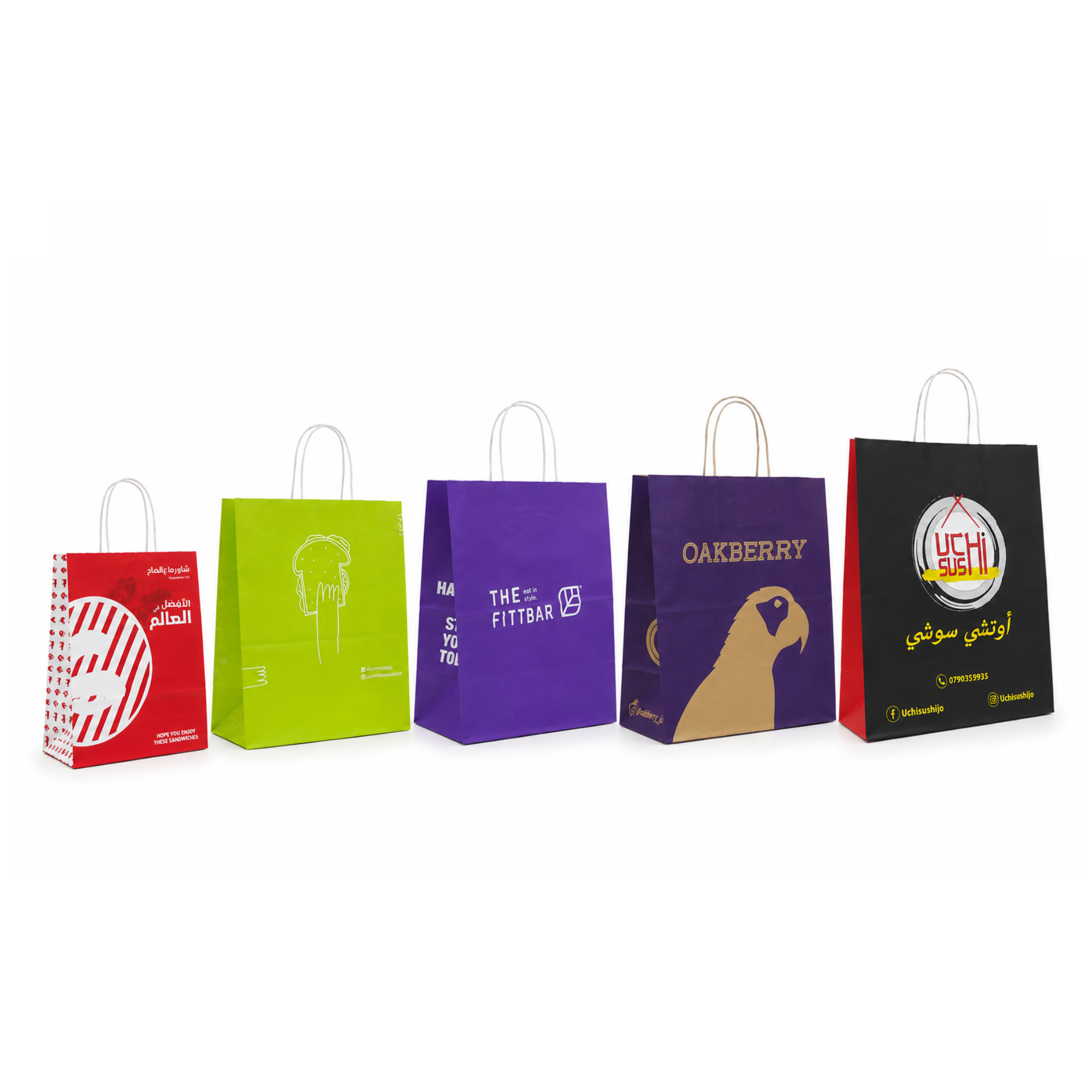 Customized Paper Bags with Handles