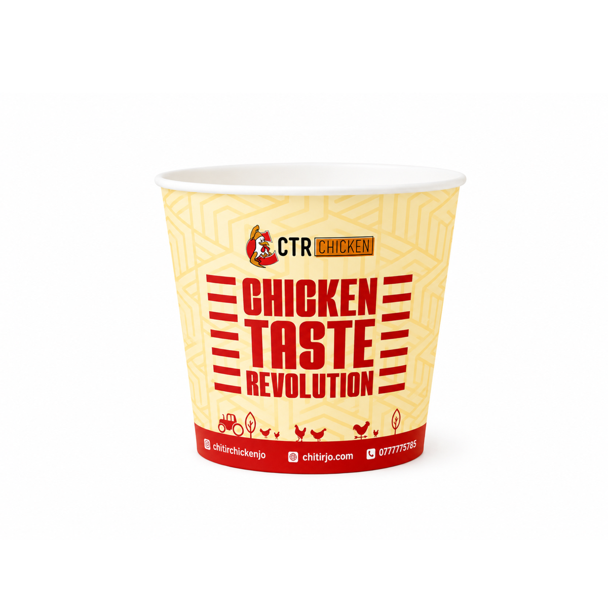 Customized Paper Buckets