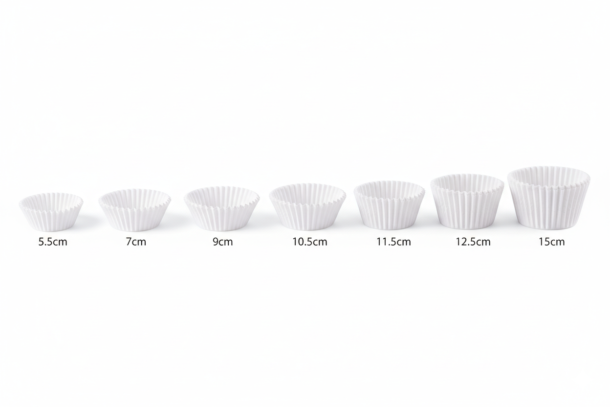 ورق الكب كيك أبيض
White Cupcake Liners 