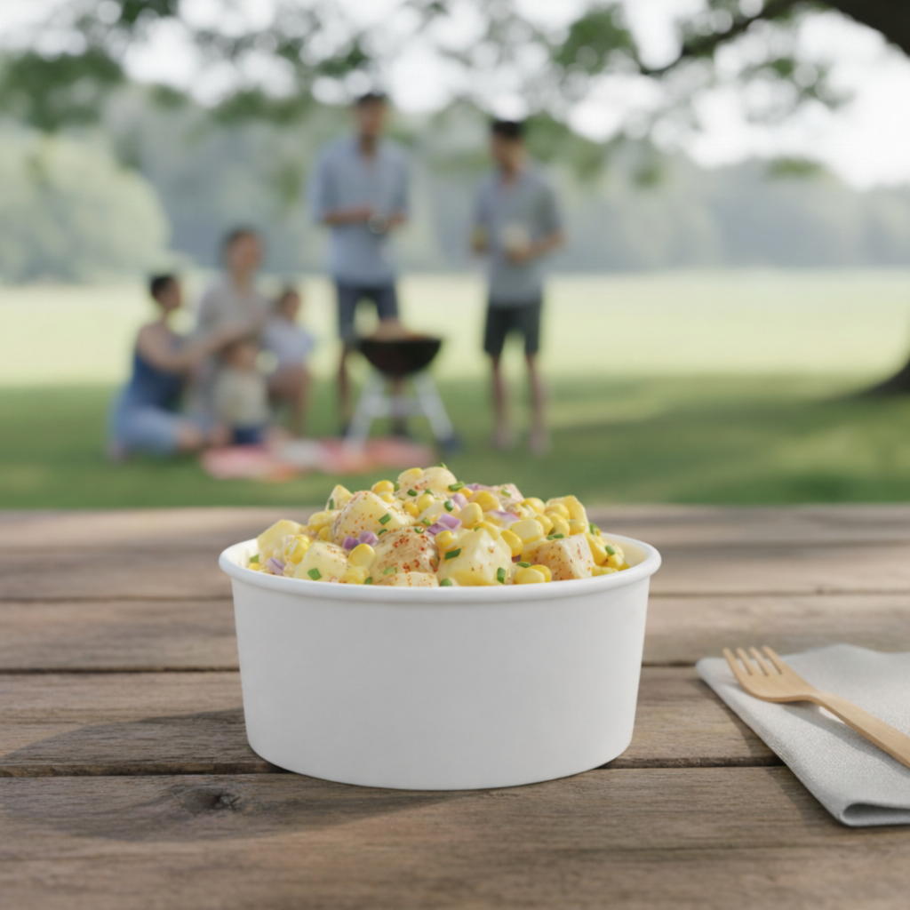 White Paper Bowls 12oz - علب كرتون دائري 12 اونص ابيض