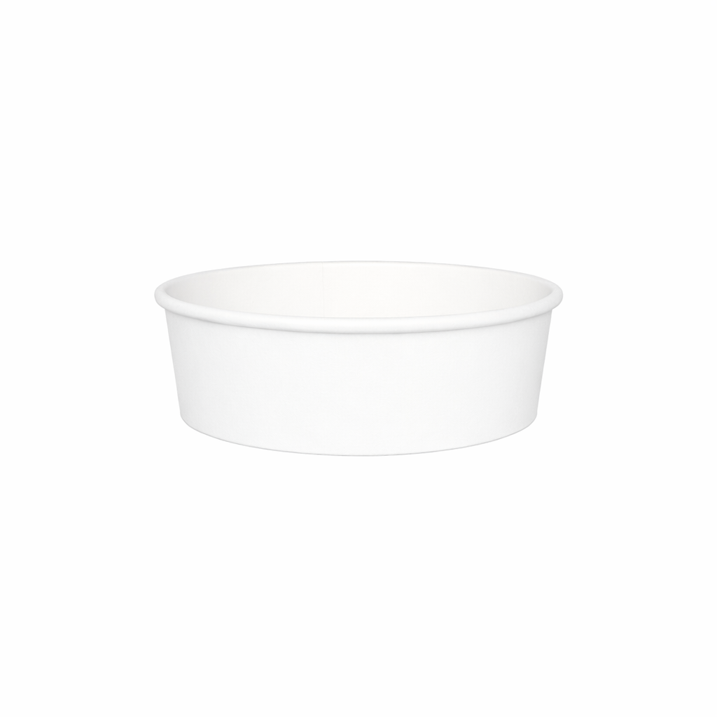 White Paper Bowls 20oz - علب كرتون دائري 20 اونص ابيض