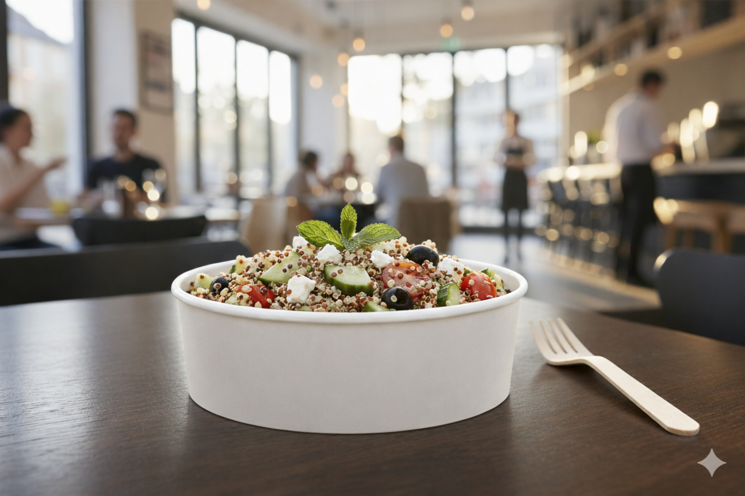 White Paper Bowls 20oz - علب كرتون دائري 20 اونص ابيض