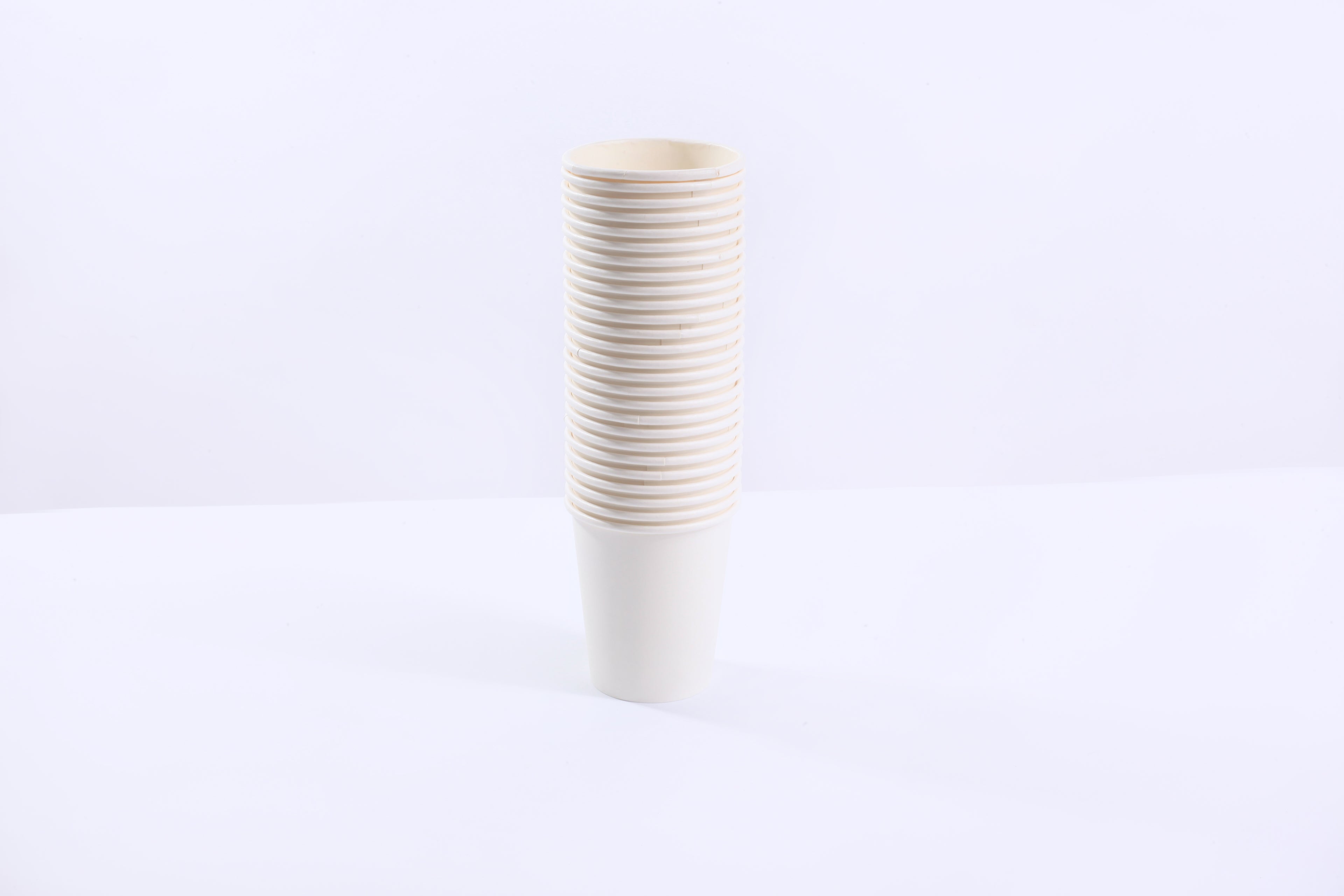 White Single Wall Paper Cups 12oz - كاسات ورقية ابيض 12 اونص