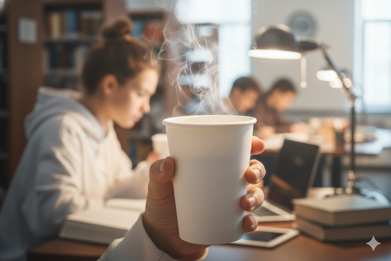 White Single Wall Paper Cups 12oz - كاسات ورقية ابيض 12 اونص