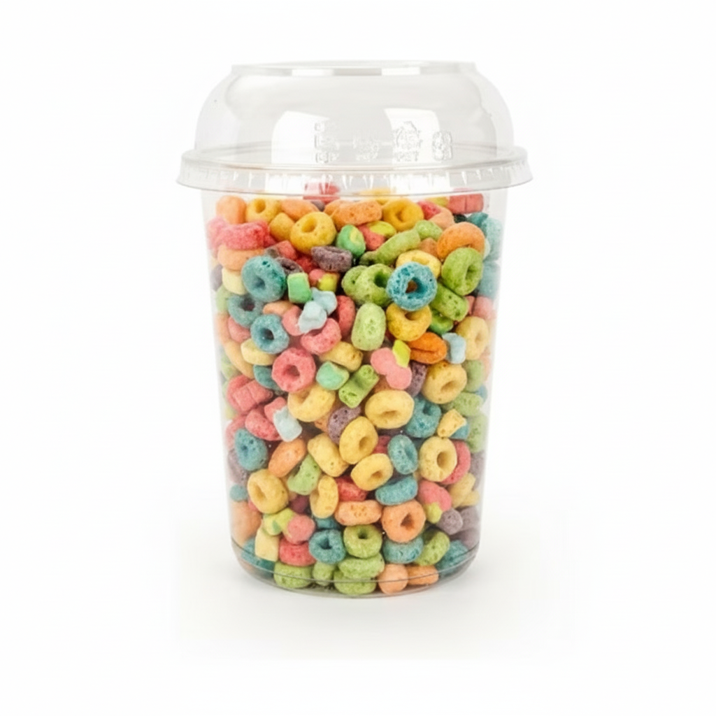 عبوات بلاستيكية دائرية للأطعمة الجاهزة، 8/12/16/24/32 أونصة